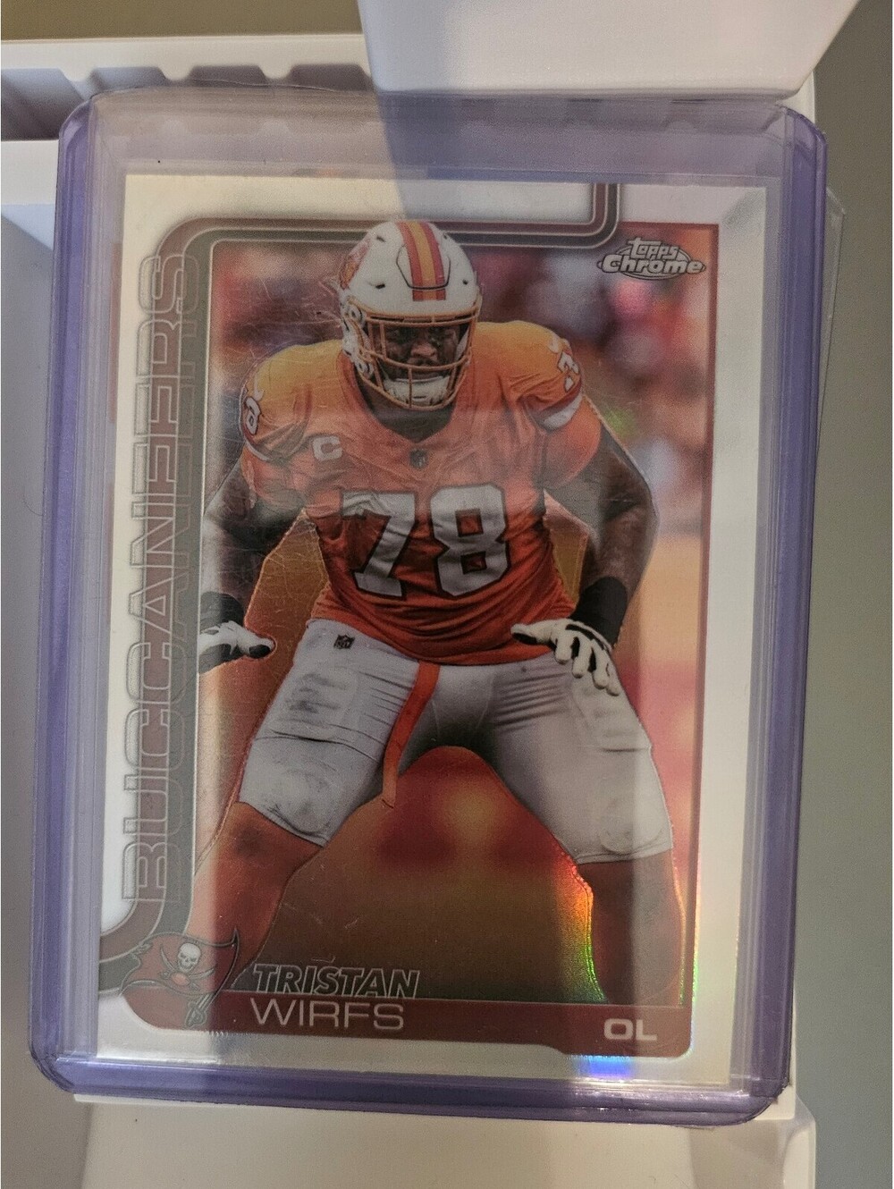 2025 Topps Chrome #287 Tristan Wirfs - TB Buccaneers